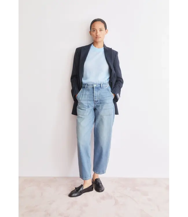 ARMEDANGELS •• baarly high worker barrel jeans | andromedar
