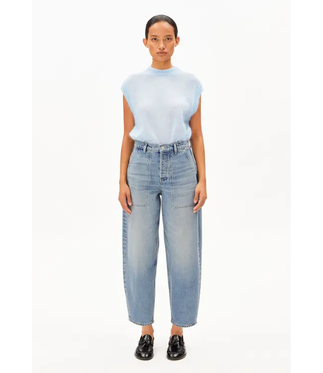 ARMEDANGELS •• baarly high worker barrel jeans | andromedar