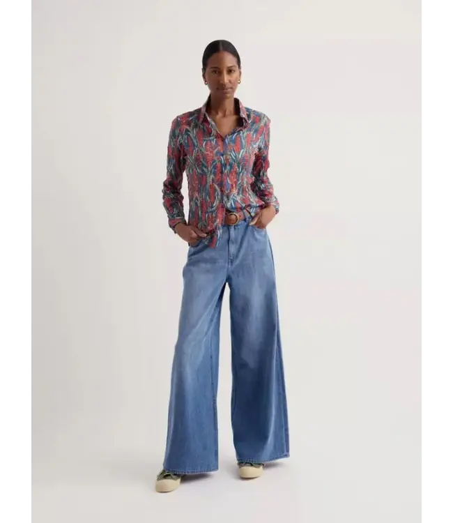 SEASALT CORNWALL •• larissa shirt | red hot poker dusk