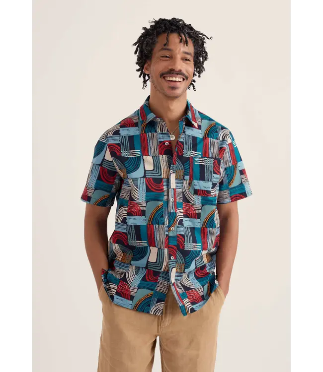 SEASALT CORNWALL •• Godrev shirt | drawn shapes sketch inkwell