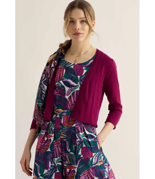 SEASALT CORNWALL •• Vanessa cardigan | Dark freesia