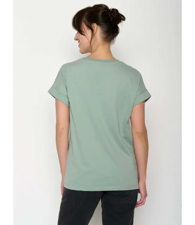GREENBOMB •• Panther leaves loony t-shirt | Pale green