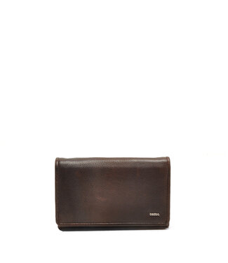 Berba •• Leren portemonnee | Chocolate
