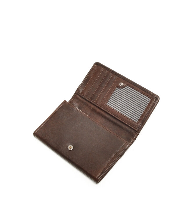 Berba •• Leren portemonnee | Chocolate