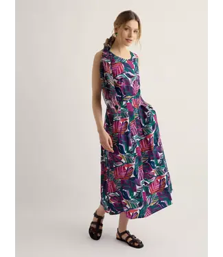 SEASALT CORNWALL •• Belle dress | Canna leaves chalk