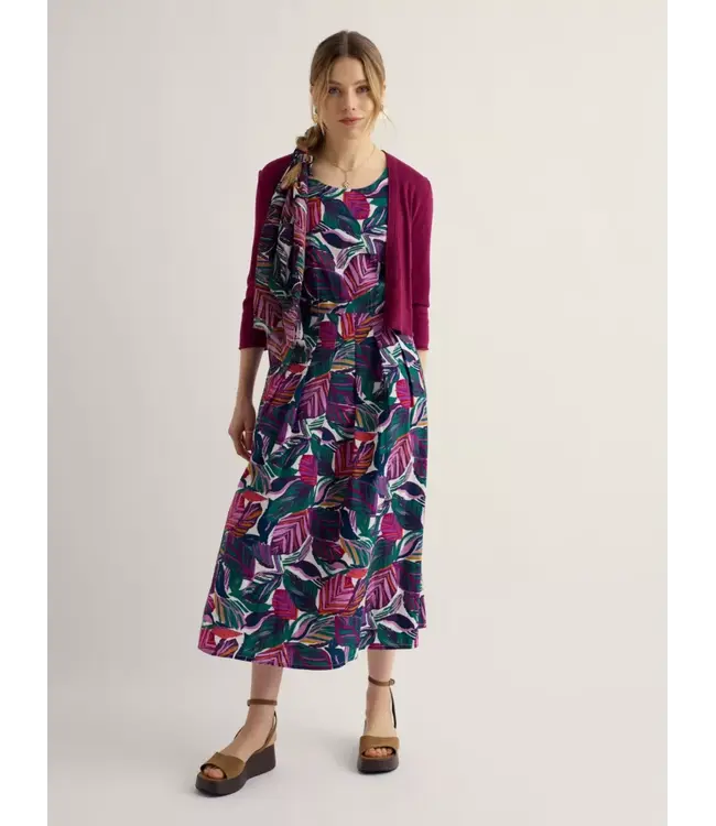 SEASALT CORNWALL •• Belle dress | Canna leaves chalk
