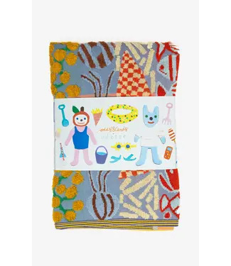 FOEKJE FLEUR •• Beach towel #119 odette's day at the beach