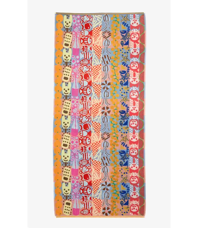 FOEKJE FLEUR •• Beach towel #119 odette's day at the beach