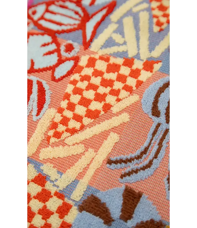 FOEKJE FLEUR •• Beach towel #119 odette's day at the beach