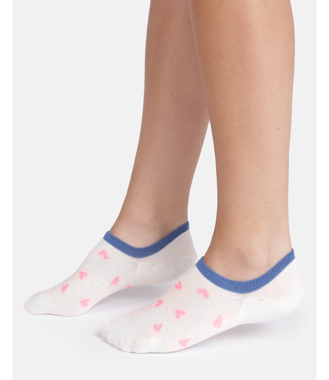 THOUGHT  •• Dames sokken Patterned organic cotton no-show | set van 3