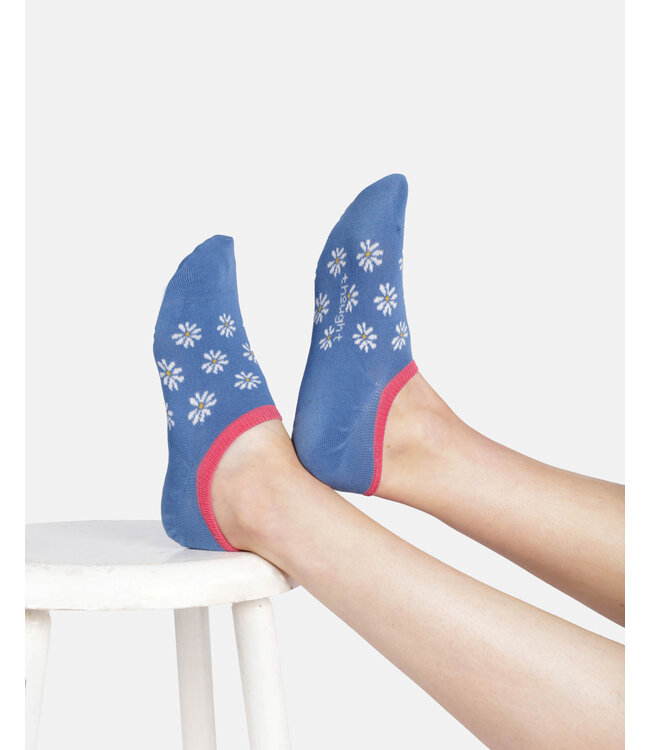 THOUGHT  •• Dames sokken Patterned organic cotton no-show | set van 3