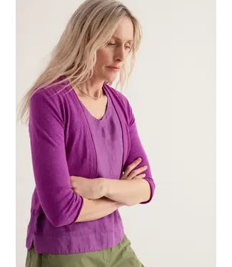 SEASALT CORNWALL •• Vanessa cardigan | Wild orchid