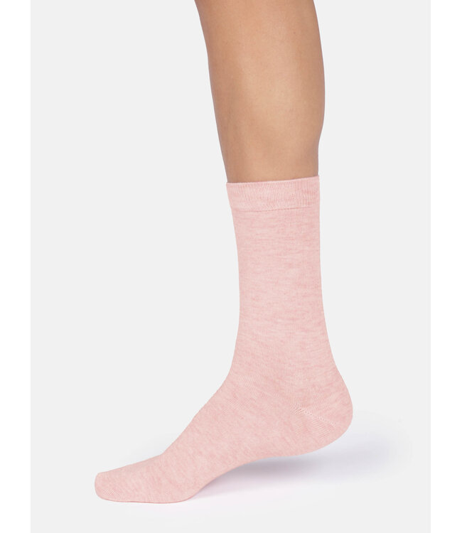 THOUGHT  •• Dames sokken Jackie marl bamboo crew | Light pink marl