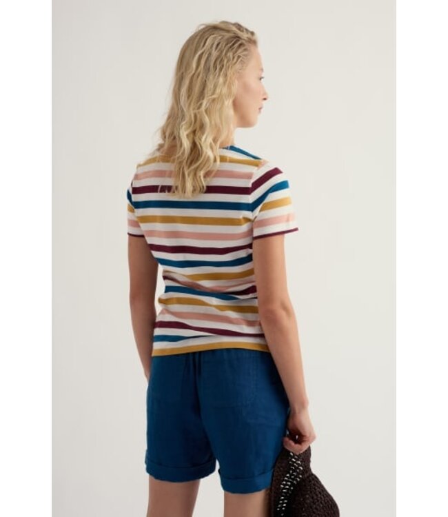 SEASALT CORNWALL •• Sailor t-shirt | Quad scallion rosehip