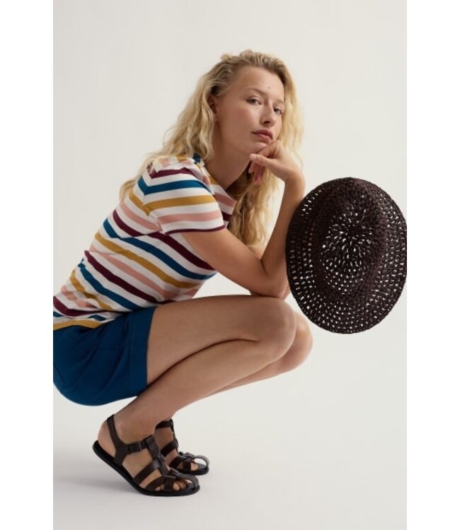 SEASALT CORNWALL •• Sailor t-shirt | Quad scallion rosehip