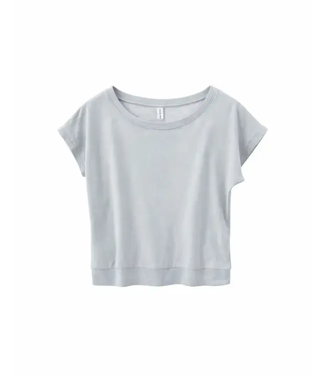 MAZINE •• Jersey Knit Top | Pearl Blue