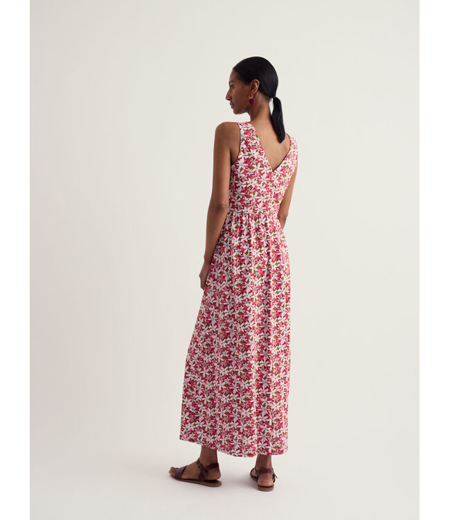 SEASALT CORNWALL •• Polmanter dress | Tropic flower dark freesia