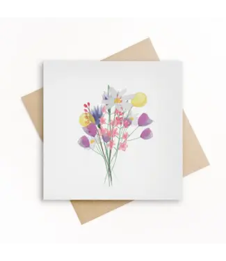 GRAFIQUELIEN •• Wenskaart Plukboeket