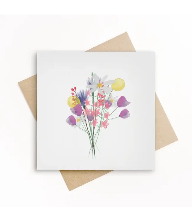 GRAFIQUELIEN •• Wenskaart Plukboeket