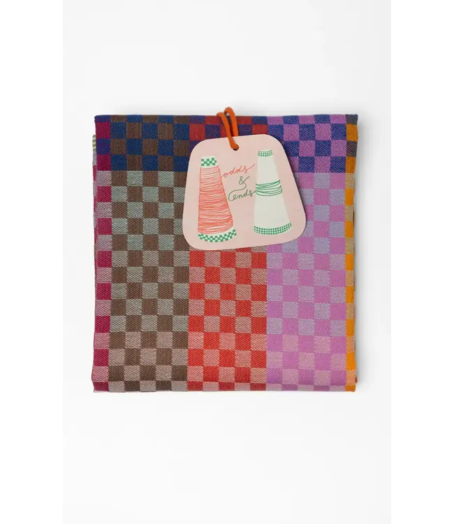 FOEKJE FLEUR •• Tea towel #136B checkered check