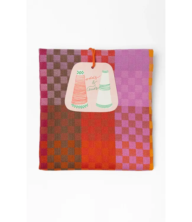 FOEKJE FLEUR •• Tea towel #136A checkered check