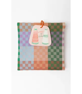 FOEKJE FLEUR •• Tea towel #137A checkered check