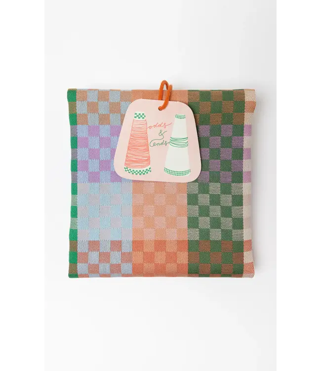FOEKJE FLEUR •• Tea towel #137A checkered check