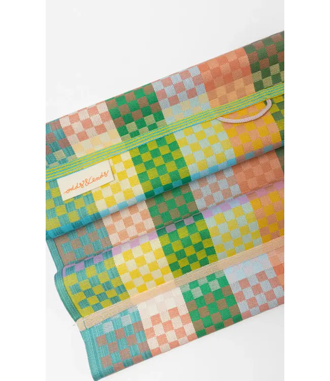FOEKJE FLEUR •• Tea towel #137A checkered check