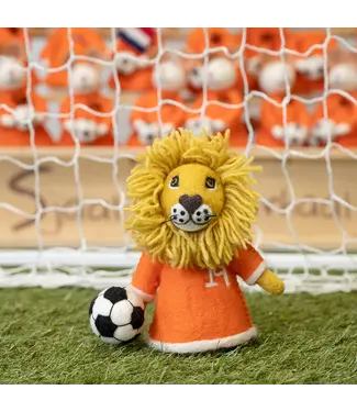 SJAAL MET VERHAAL  •• Leeuw met voetbal