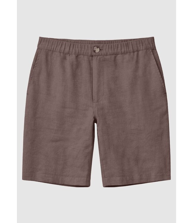 MAZINE •• Linnen bermuda Shorts | grey brown