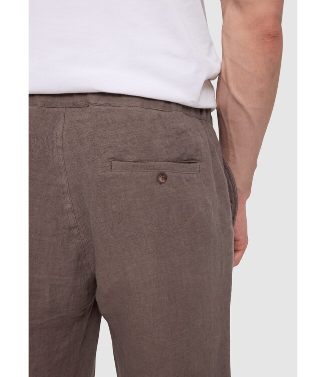 MAZINE •• Linnen bermuda Shorts | grey brown