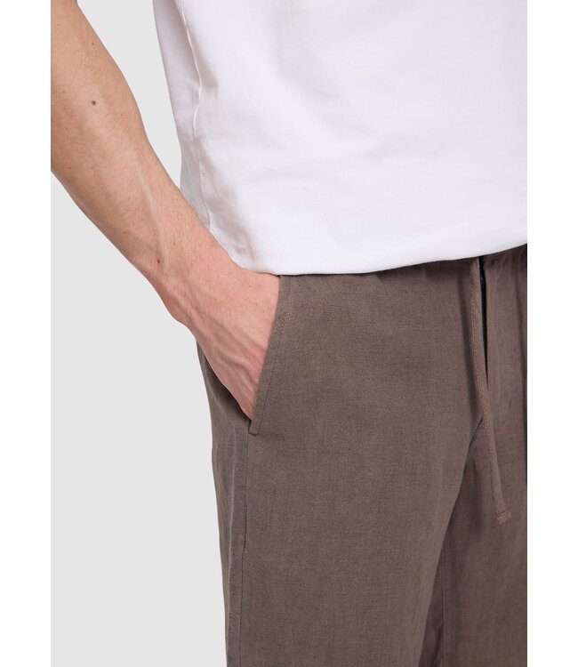 MAZINE •• Linnen bermuda Shorts | grey brown