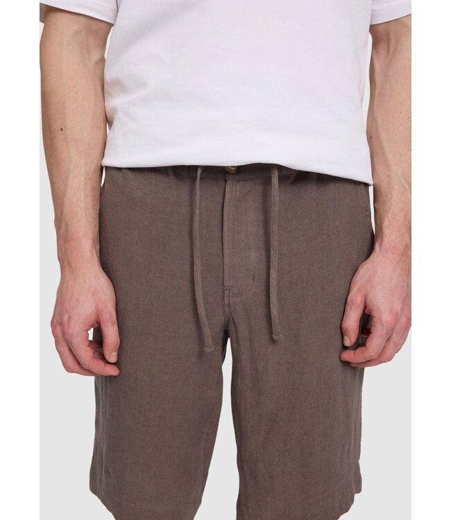 MAZINE •• Linnen bermuda Shorts | grey brown