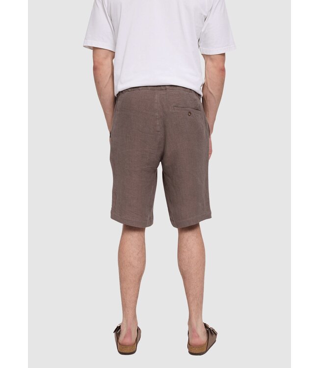 MAZINE •• Linnen bermuda Shorts | grey brown