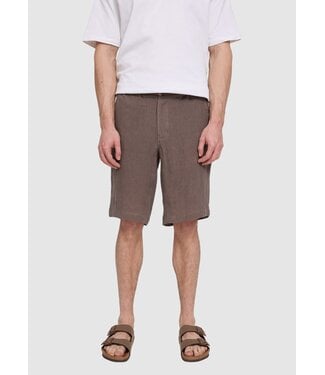 MAZINE •• Linnen bermuda Shorts | grey brown