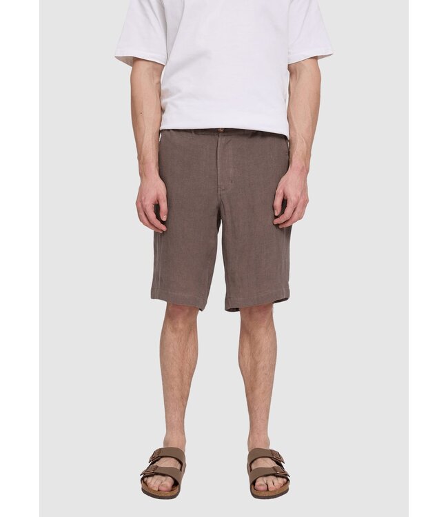 MAZINE •• Linnen bermuda Shorts | grey brown