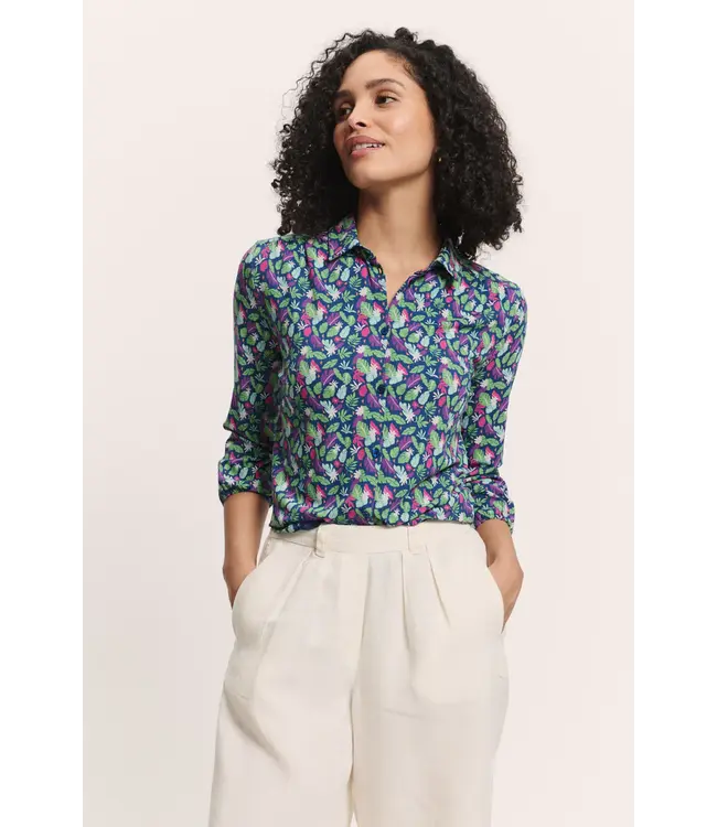 Tranquillo •• Jersey blouse Kaaty | Tropical