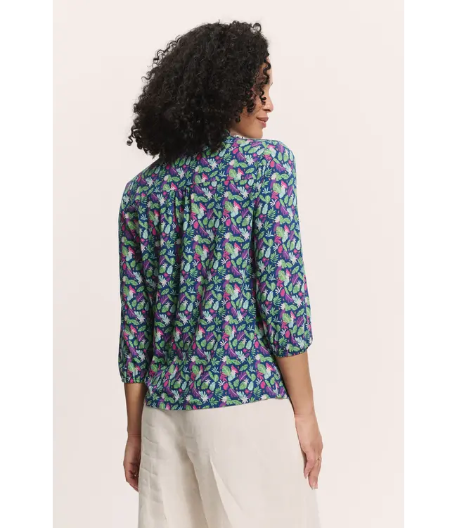 Tranquillo •• Jersey blouse Kaaty | Tropical