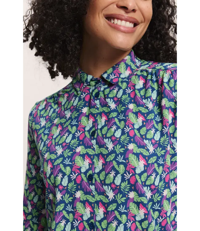 Tranquillo •• Jersey blouse Kaaty | Tropical