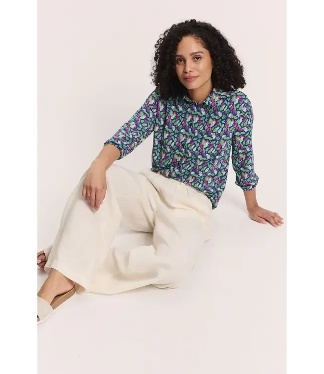 Tranquillo •• Jersey blouse Kaaty | Tropical