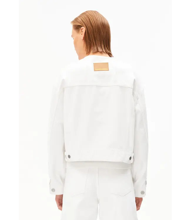 ARMEDANGELS •• Loose denim jacket | White