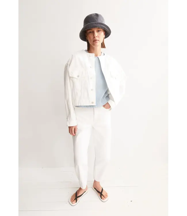 ARMEDANGELS •• Loose denim jacket | White