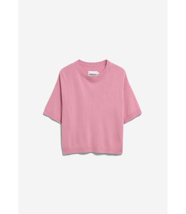 ARMEDANGELS •• Linen blend knit sweater | Washed berry