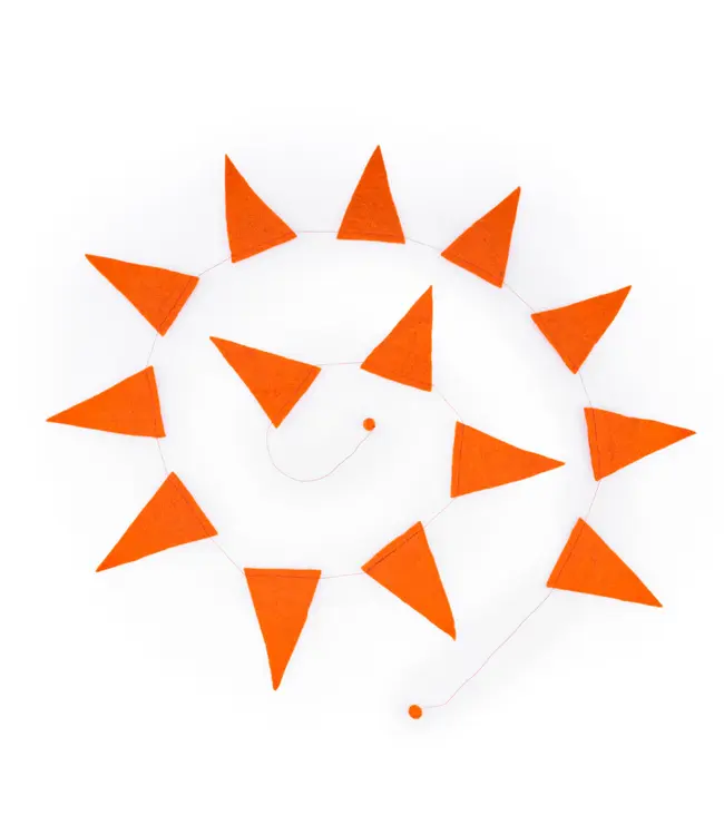 SJAAL MET VERHAAL  •• Viltslinger vlag | Oranje