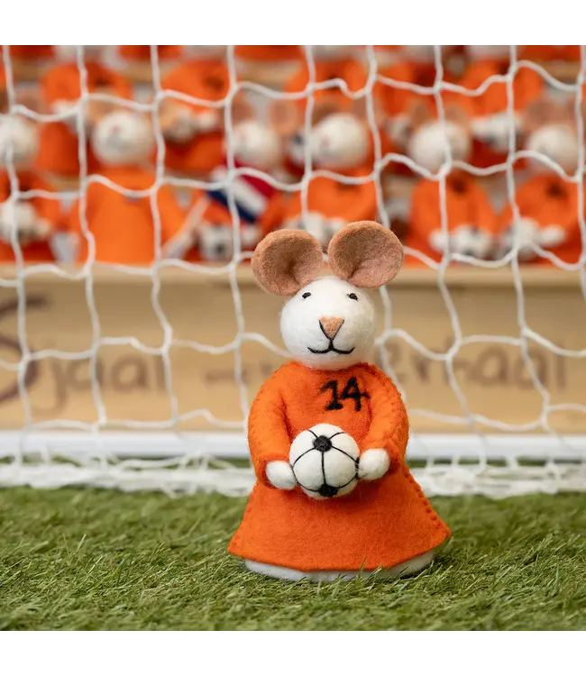 SJAAL MET VERHAAL  •• Muis met voetbal