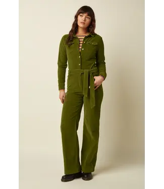 KING LOUIE •• Mia Jumpsuit Baby Cord | Posey Green