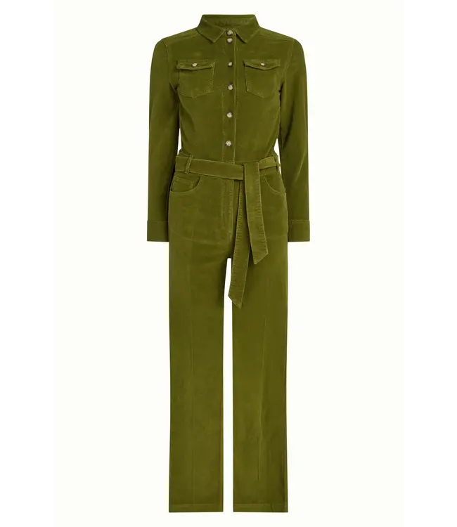 KING LOUIE •• Mia Jumpsuit Baby Cord | Posey Green