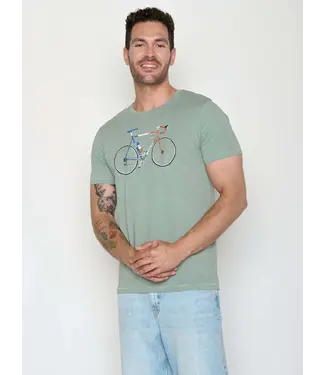 GREENBOMB •• T-shirt Bike Jacques Spice | Soft Sage