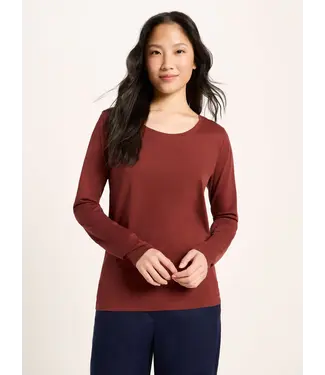 LANIUS •• Long-sleeved shirt | Red Mahagony