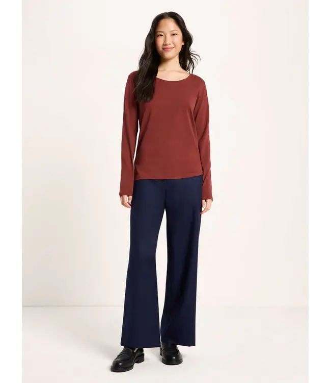 LANIUS ••  Long-sleeved shirt | Red Mahagony